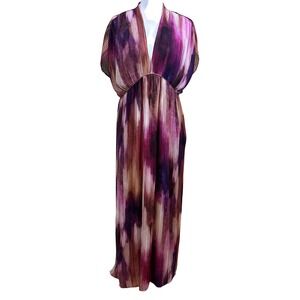 Banana Republic Ana Pleated Maxi Dress, modern glamour, ombre, Grecian, elegant